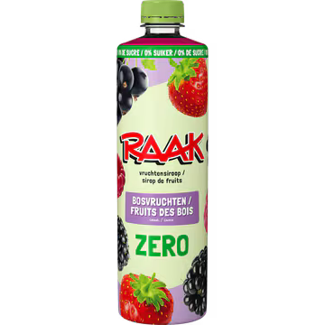 Raak Vruchtensiroop Bosvruchten Zero