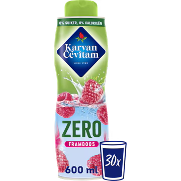 Karvan Cévitam Zero Framboos Siroop