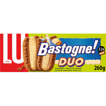 Lu Bastogne Duo Biscuits Vanille
