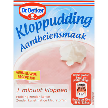 Strawberry Whipped Pudding