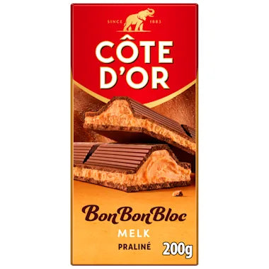 Cote d'Or Bonbonbloc Melk Praline