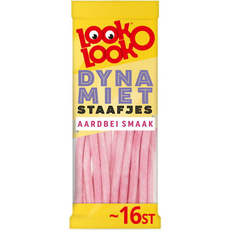 Look-O-Look Dynamietstaafjes Aardbei
