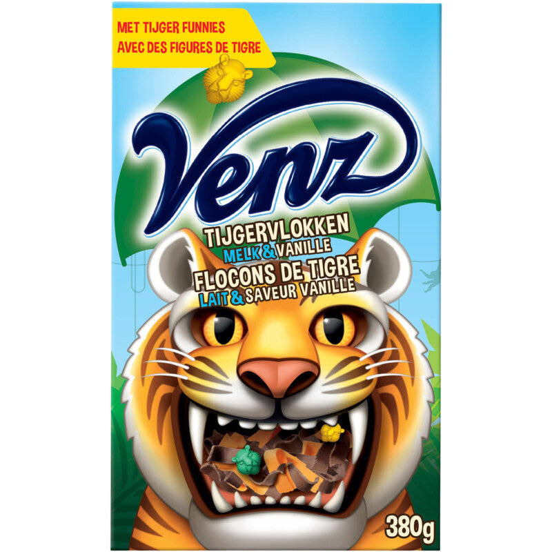 Venz Tijgervlokken Melk Vanille