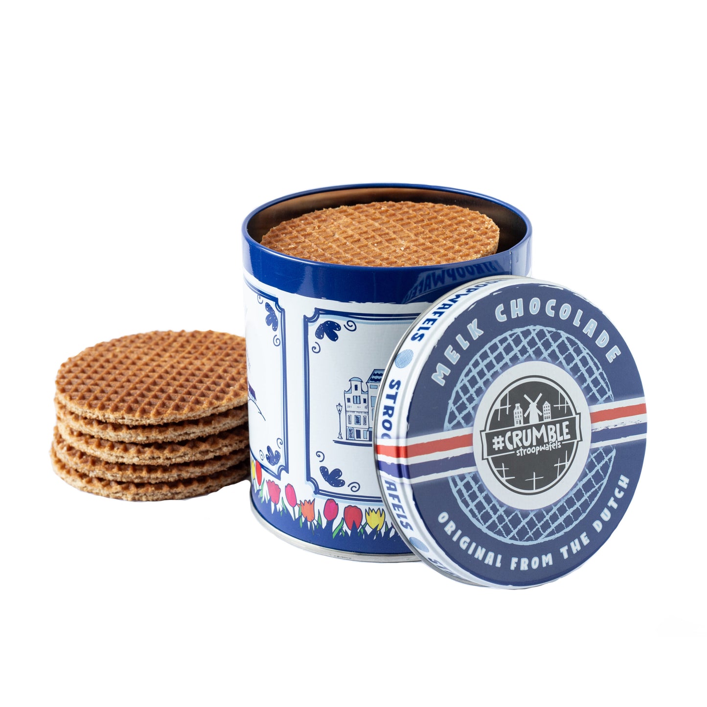 Crumble Stroopwafels in luxe blik