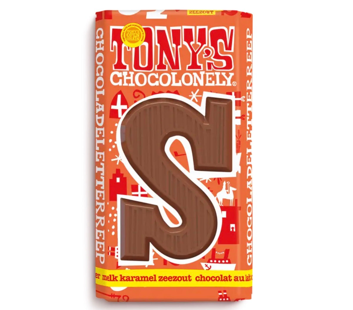 Tony's Chocolonely Letterreep S Melk Karamel Zeezout