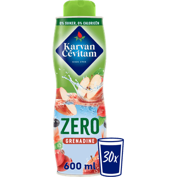 Karvan Cévitam Zero Grenadine Siroop