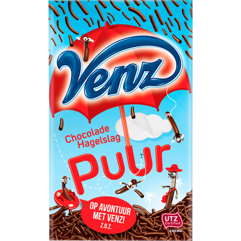 Venz Chocolade Hagelslag Puur