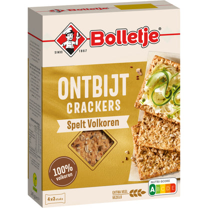 Bolletje Ontbijtcrackers Spelt