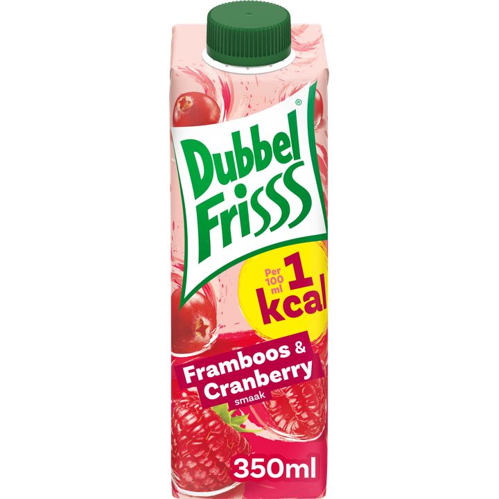 Dubbel Frisss Framboos Cranberry 1Kcal